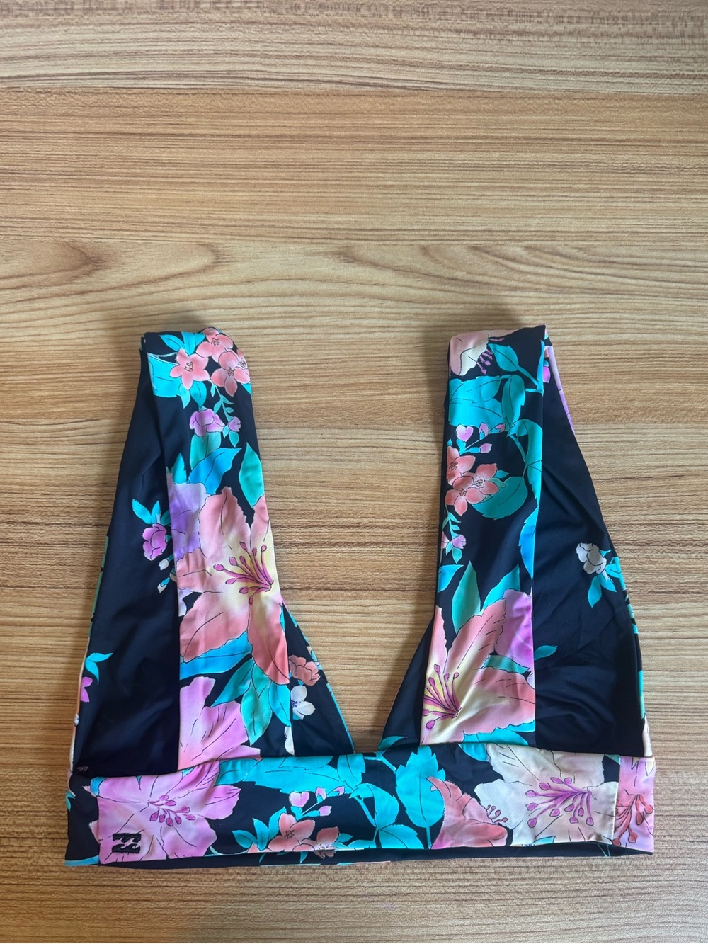 Billabong Reversible Floral Bikini Top - Picture 2 of 4